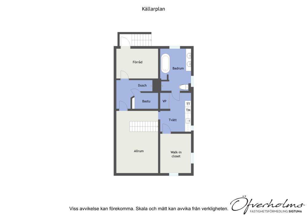 Planritning källarplan
